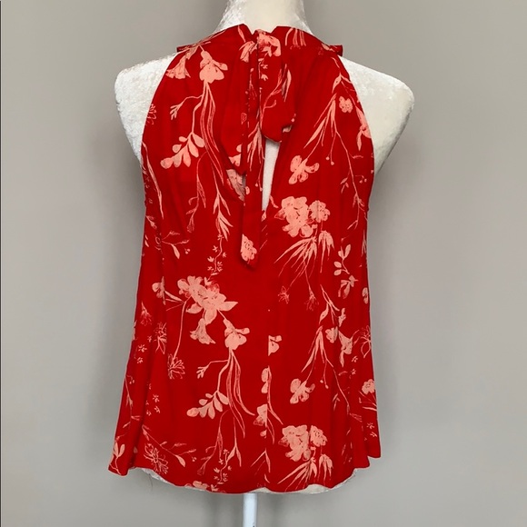 Gentle Fawn red & creme floral sleeveless top - Picture 4 of 7